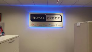 Illinois Lighted Signs Royal Cyber Indoor Lobby Sign Backlit 300x169